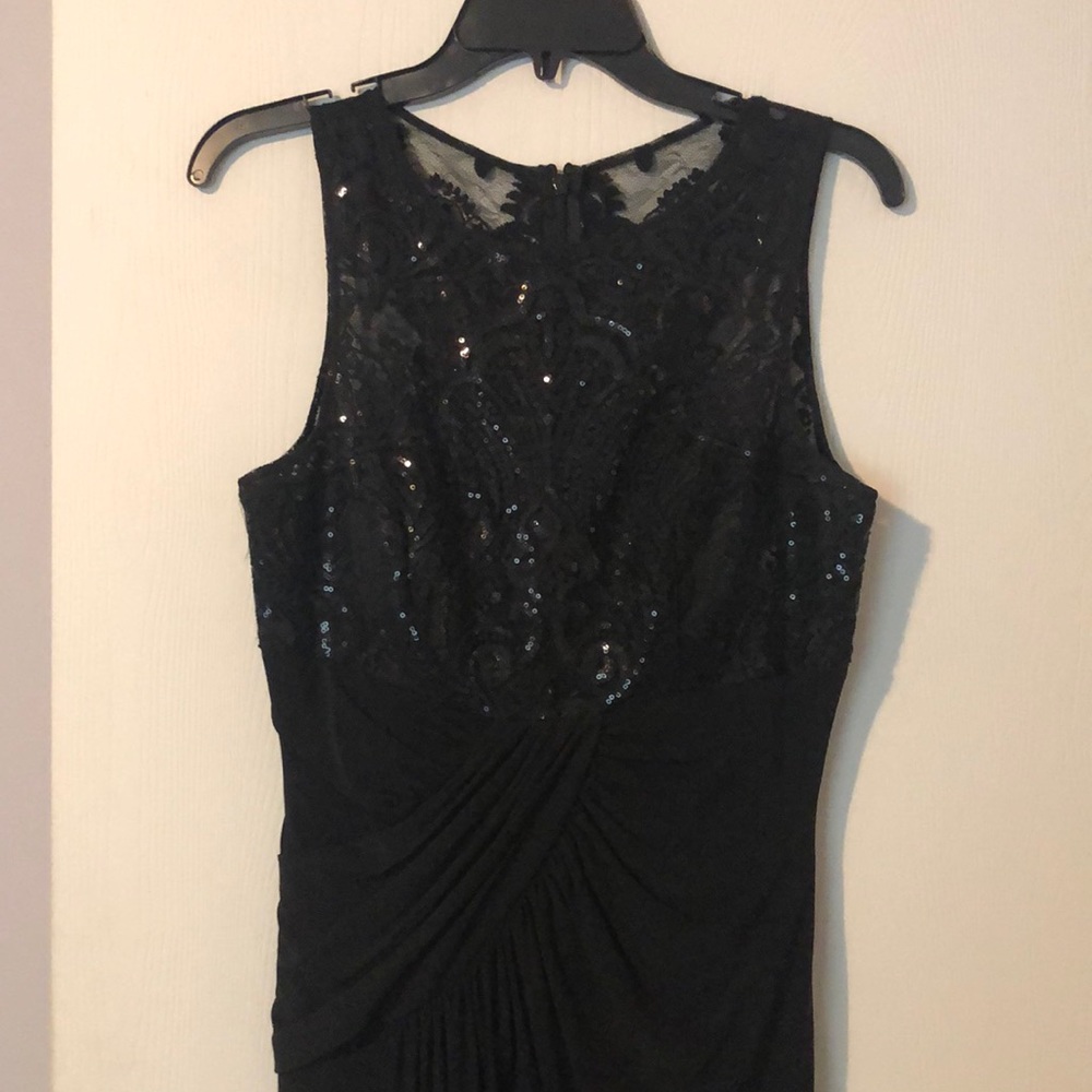 Eliza J Embellished Drape Gown